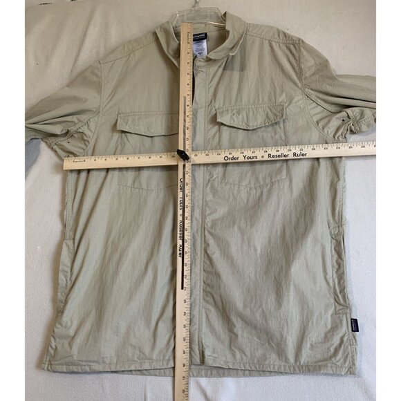 Patagonia Tenpenny Jacket Men’s XL Beige Water Repellent Vented Golf Lightweight - Picture 9 of 9